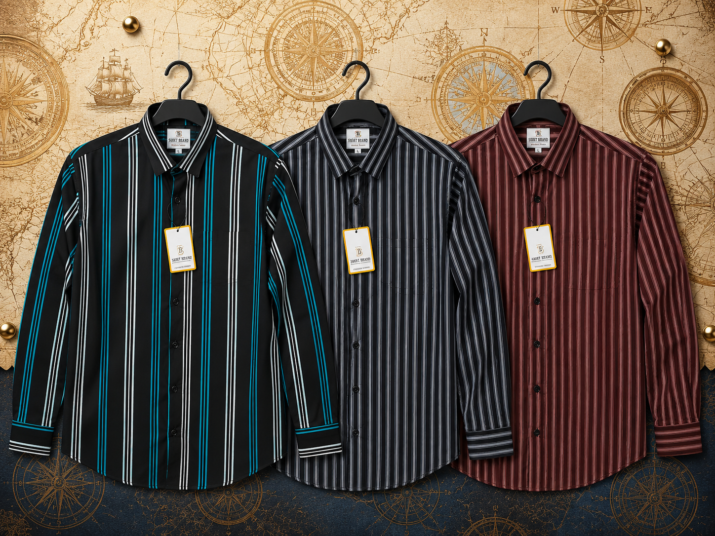 Premium Striped Casual Shirt Premium Striped Casual Shirt - Eid Collection