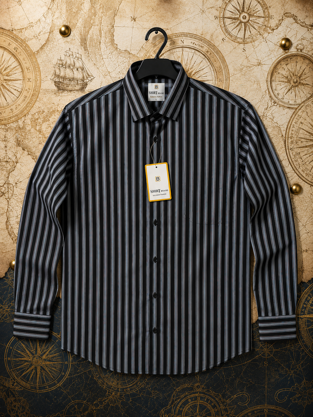 Premium Striped Casual Shirt - Eid Collection - Image 3