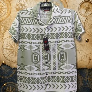 stylish cuban collar half shirt